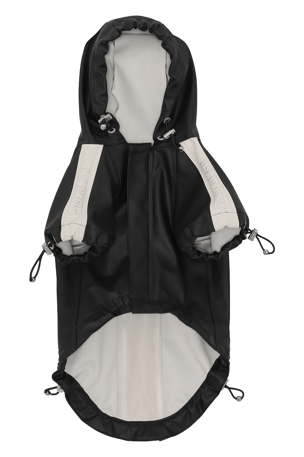 Chommies Dog Rain Coat | Black | For Small Dog Breeds
