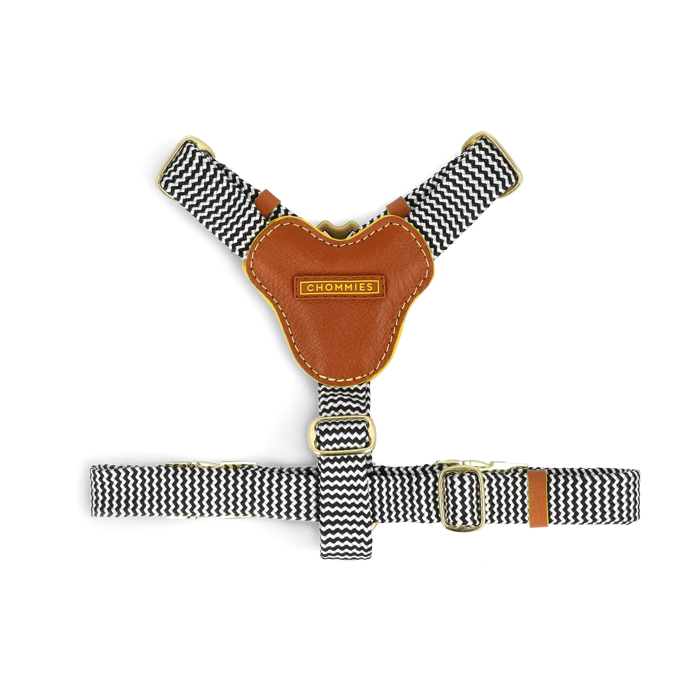 Adjustable Leather Dog Harness | Cognac West