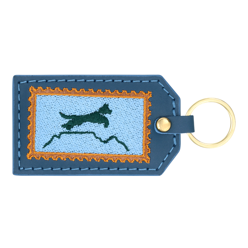 Embroidered Keyring | Bloublommetjie