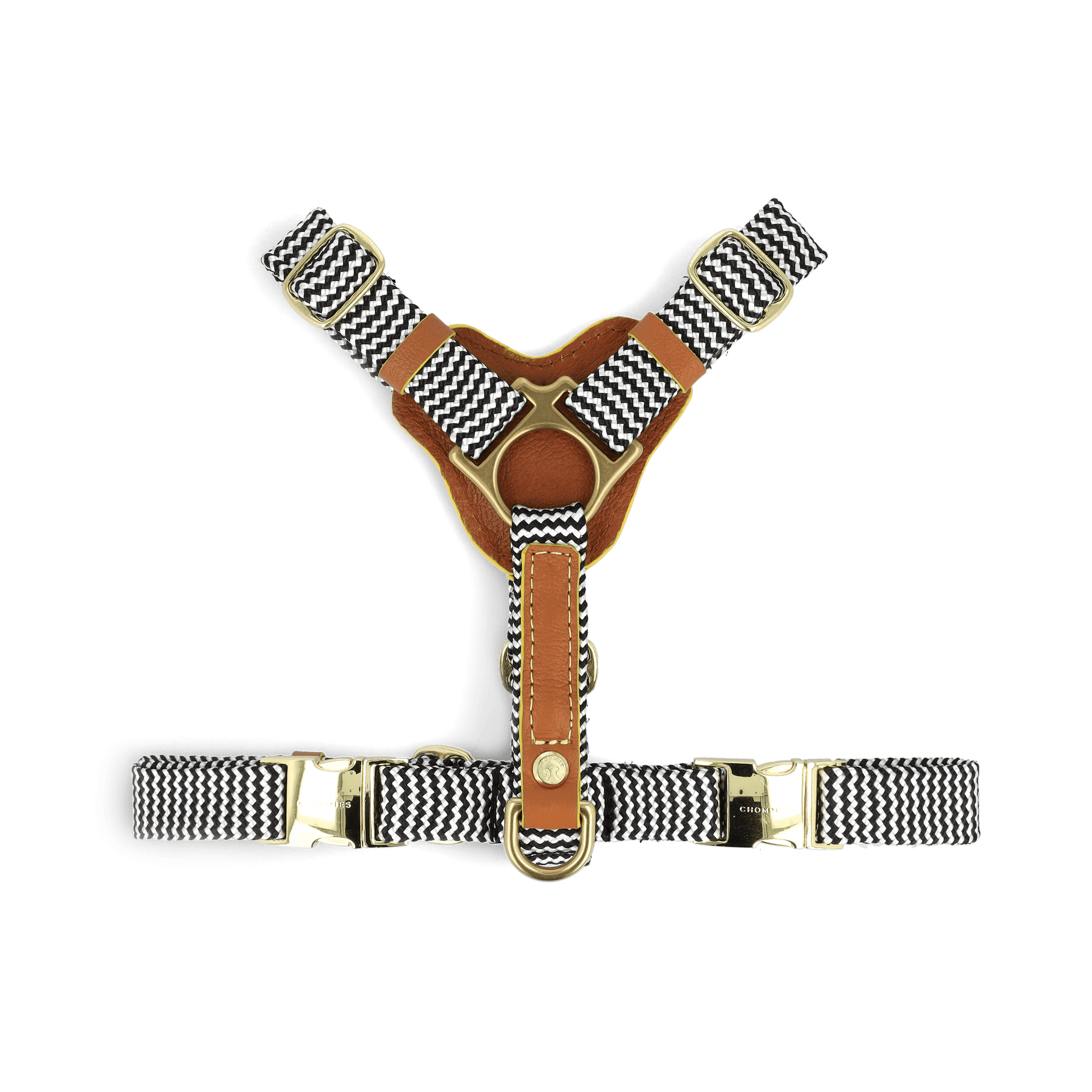 Chommies Leather Dog Harness | Cognac West