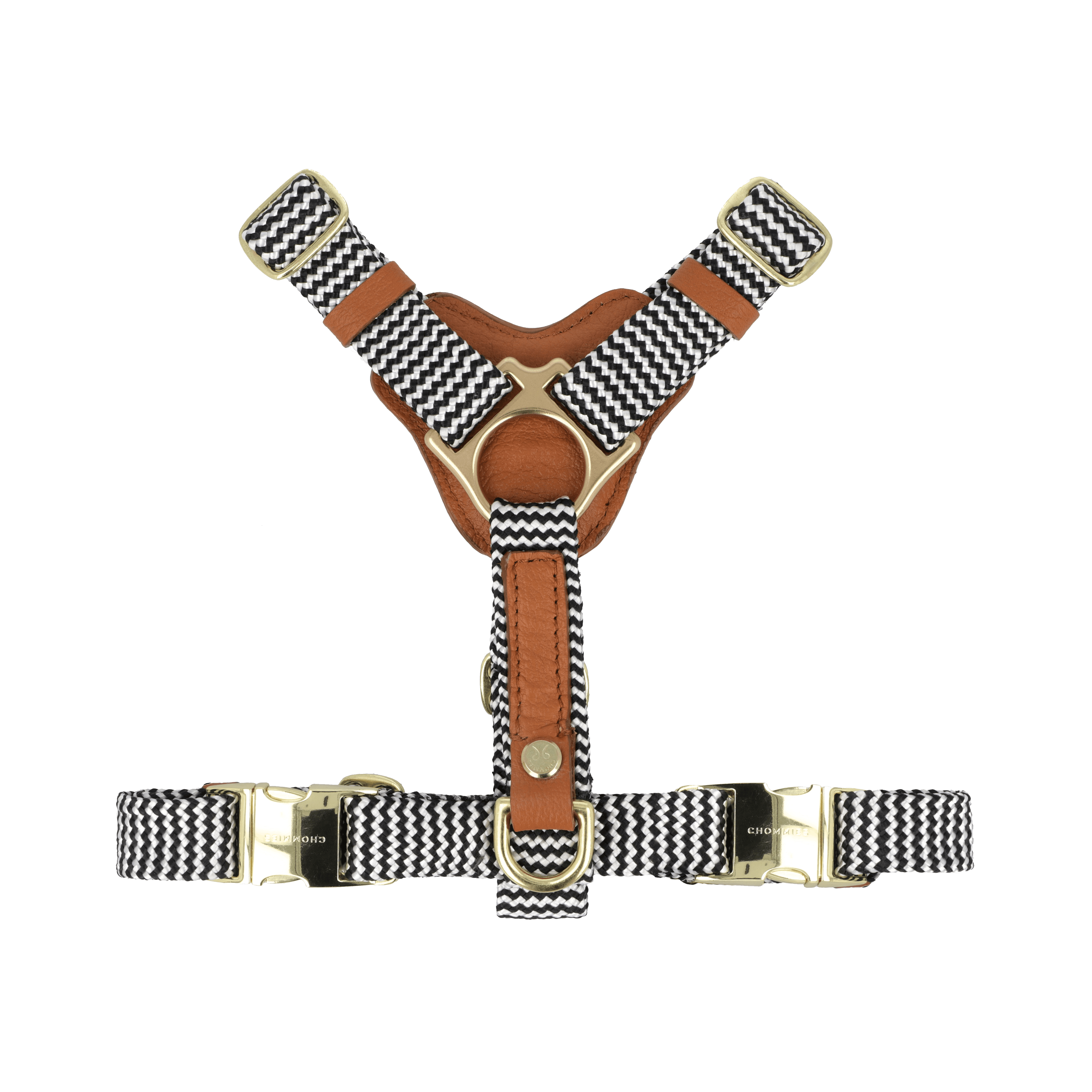 Chommies Leather Dog Harness | Cognac West