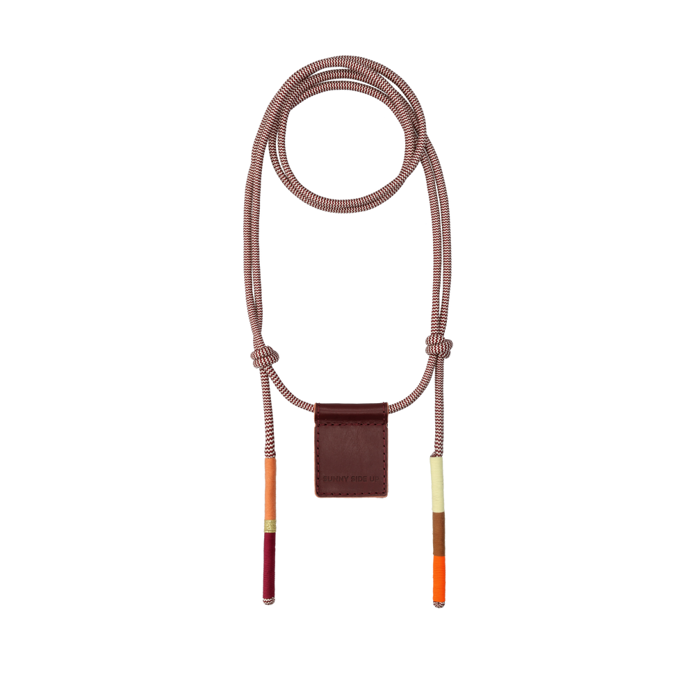 Phone Strap Autumn on Burgundy Chevron Chommies